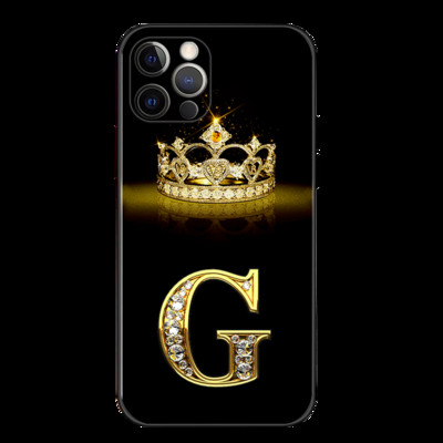 Puzdro pre iPhone 11 13 12 14 Pro 14 Pro Max XS XR Mäkký silikónový kryt Fundas Capa Shell Diamond Crown Letter