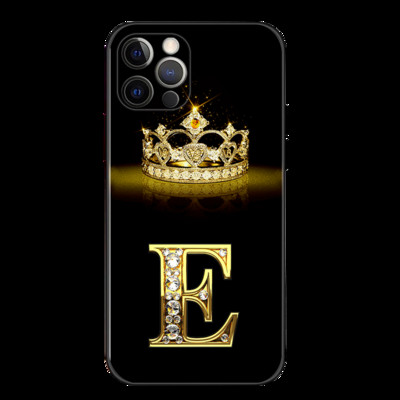 Puzdro pre iPhone 11 13 12 14 Pro 14 Pro Max XS XR Mäkký silikónový kryt Fundas Capa Shell Diamond Crown Letter