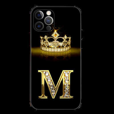 Puzdro pre iPhone 11 13 12 14 Pro 14 Pro Max XS XR Mäkký silikónový kryt Fundas Capa Shell Diamond Crown Letter