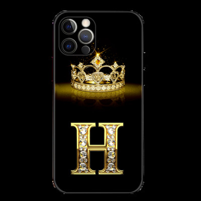 Puzdro pre iPhone 11 13 12 14 Pro 14 Pro Max XS XR Mäkký silikónový kryt Fundas Capa Shell Diamond Crown Letter