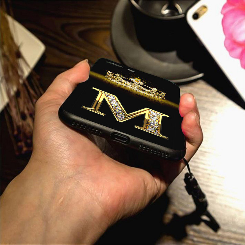 Puzdro pre iPhone 11 13 12 14 Pro 14 Pro Max XS XR Mäkký silikónový kryt Fundas Capa Shell Diamond Crown Letter