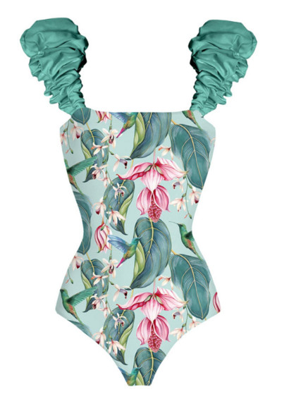 Μόδα γυναικεία μαγιό 2022 Νέο σέξι εμπριμέ μπικίνι σετ και κάλυψη Push Up μαγιό Καλοκαιρινό ρούχα παραλίας Εξώπλατο σερφ