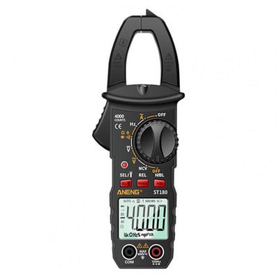 Rezistență Utilizare simplă Display LCD Clampmetru electrician pentru uz casnic