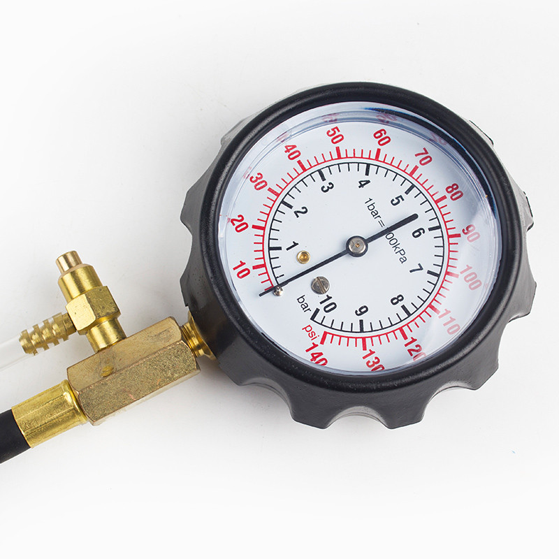 Novi stil! TU-114 mjerač tlaka goriva alati za automatsku dijagnostiku za tester pumpe za ubrizgavanje goriva 0~140psi 0~10bar brza spojka