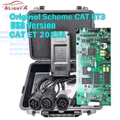 Schema originală 2022A CAT ET3 instrument pentru camion Cat iii Tester de diagnosticare pentru camioane Adaptor CAT3 USB CAT-III ET3 diagnosticare camioane