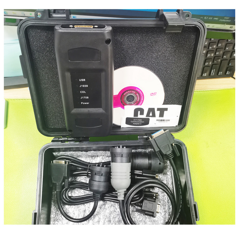 Schema originală 2022A CAT ET3 instrument pentru camion Cat iii Tester de diagnosticare pentru camioane Adaptor CAT3 USB CAT-III ET3 diagnosticare camioane