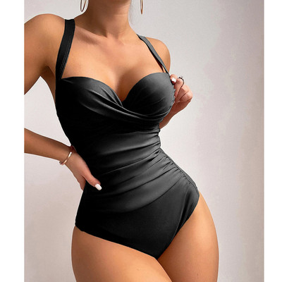 Ashgaily 2023 Costum de baie Push Up dintr-o bucată pentru femei Costum de baie cu control pe burtă Costum de baie Cupă de adunare Îmbrăcăminte de plajă Monokini pentru femei