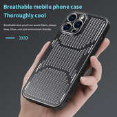 Husă din spate din metal de lux pentru iPhone 13 Pro max 12 11 pro max XS XR X 7 8 Plus Husă metalică de disipare a căldurii goală