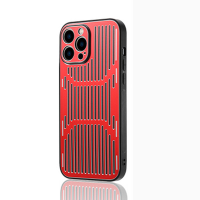 Husă din spate din metal de lux pentru iPhone 13 Pro max 12 11 pro max XS XR X 7 8 Plus Husă metalică de disipare a căldurii goală