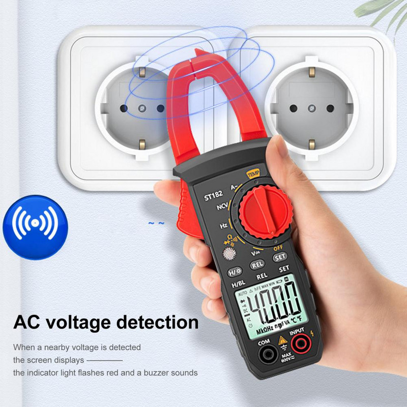 Multimetru electric cu durată lungă de viață Protecție sigură Oprire automată Curent AC practic 600A Clemă digitală electrică