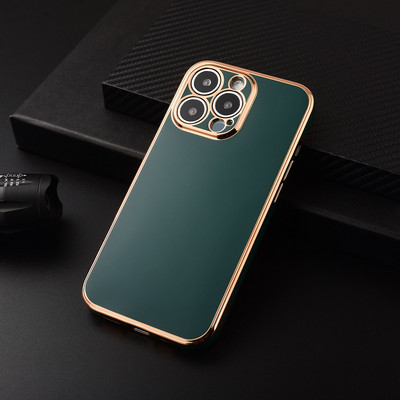 Deluxe επιμεταλλωμένη θήκη τηλεφώνου για iPhone 14 11 12 13 Pro Max XS MAX XR X 7 8 6 6s Plus Προστασία πλήρους σώματος κάμερας κάλυμμα TPU