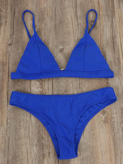 Σέξι μονόχρωμα μπικίνι μόδας δύο τεμάχια μαγιό Γυναικεία καλοκαιρινά beachwear μαγιό Γυναικείο μπικίνι κολύμβησης Micro μπικίνι