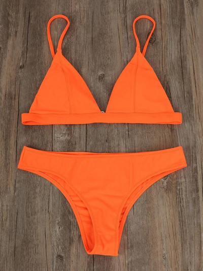 Σέξι μονόχρωμα μπικίνι μόδας δύο τεμάχια μαγιό Γυναικεία καλοκαιρινά beachwear μαγιό Γυναικείο μπικίνι κολύμβησης Micro μπικίνι