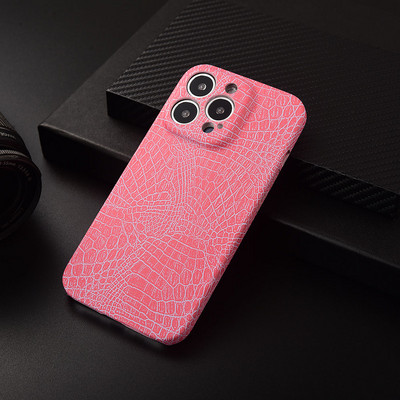 Retro Business Crocodile θήκη τηλεφώνου για iPhone 14 Plus 13 12 Pro Max 14Pro Προστασία κάμερας Δερμάτινο κάλυμμα