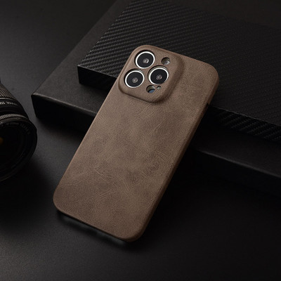 Για iphone 13 Pro MAX Retro Business Phone Case for iPhone 14 Plus 12 Pro Max 14 Pro Camera Protection Δερμάτινο κάλυμμα