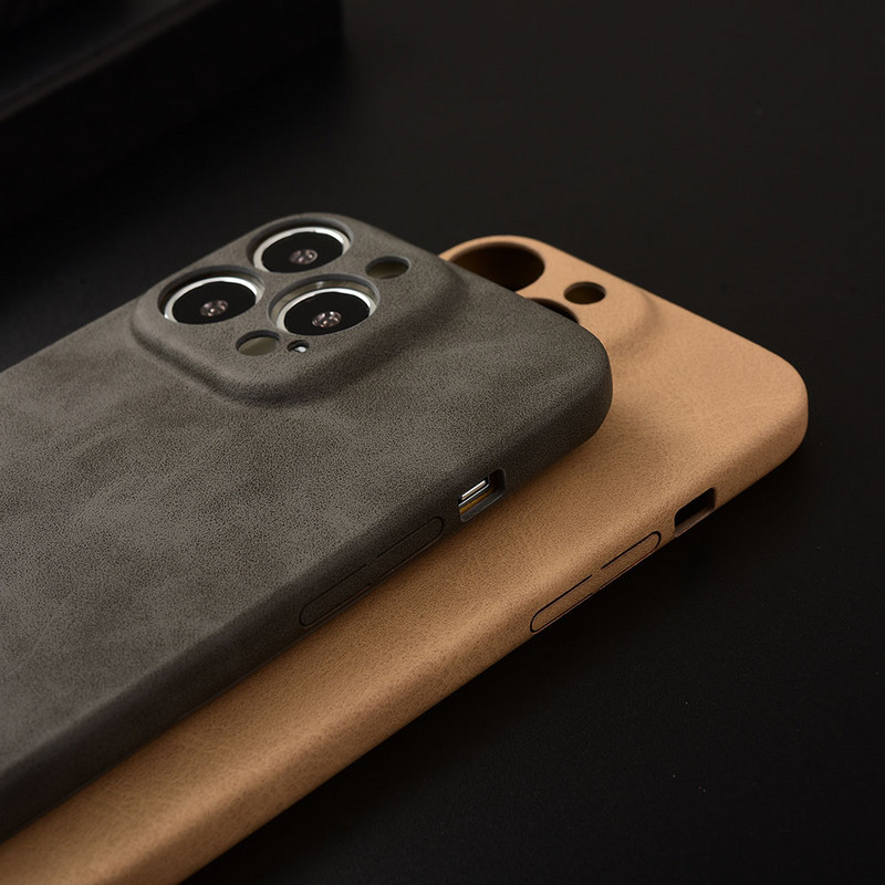 Για iphone 13 Pro MAX Retro Business Phone Case for iPhone 14 Plus 12 Pro Max 14 Pro Camera Protection Δερμάτινο κάλυμμα