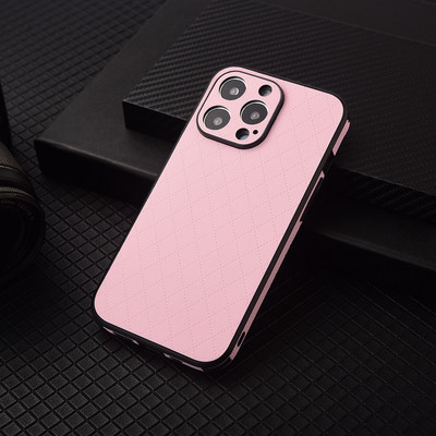 Retikül mintás telefontok iPhone 14 Plus 13 12 11 Pro Max XS XR X 7 8 Plus teljes testű kameravédelemhez Puha PC burkolat