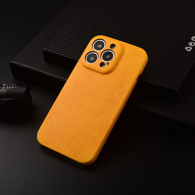 Θήκη τηλεφώνου Luxury Frosted Skin Texture για iPhone 11 13 12 Pro Max 14Pro Max 14 Plus Πλήρες σώμα Δερμάτινο κάλυμμα προστασίας κάμερας