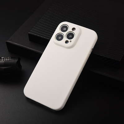 Θήκη τηλεφώνου Luxury Frosted Skin Texture για iPhone 11 13 12 Pro Max 14Pro Max 14 Plus Πλήρες σώμα Δερμάτινο κάλυμμα προστασίας κάμερας