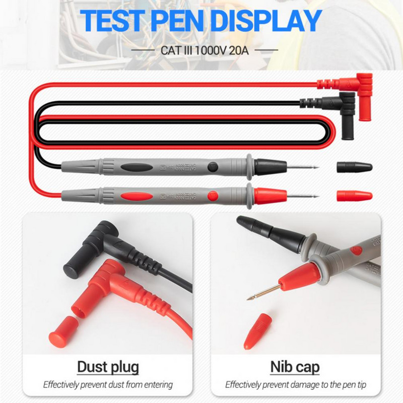 Multimetru cu clemă digitală NCV, fiabil, de înaltă precizie, pentru electrician, alimentat cu baterie, profesional pentru uz casnic