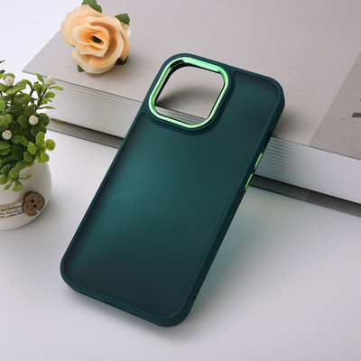 Θήκη τηλεφώνου με ηλεκτρολυμένο δακτύλιο φακού για iPhone 14 13 12 11 Pro Max XS MAX XR X 7 8 14 Plus SE Αντικραδασμικό κάλυμμα Armor TPU+PC