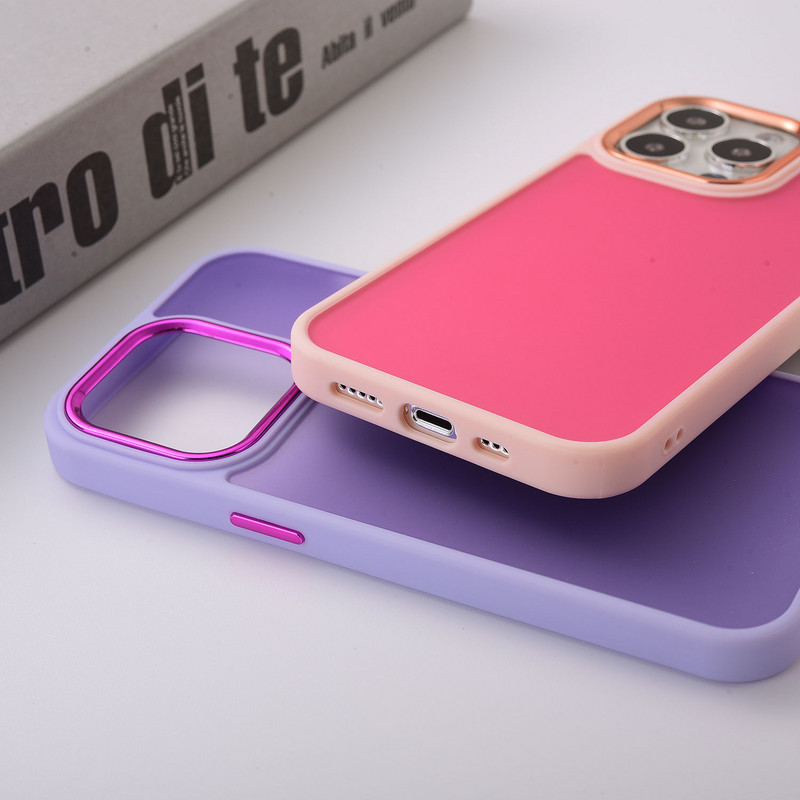 Θήκη τηλεφώνου με ηλεκτρολυμένο δακτύλιο φακού για iPhone 14 13 12 11 Pro Max XS MAX XR X 7 8 14 Plus SE Αντικραδασμικό κάλυμμα Armor TPU+PC