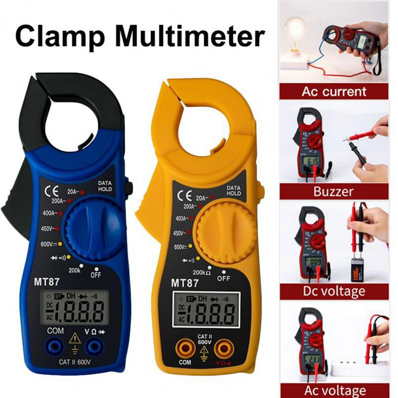 MT87 Standardna zaštita od preopterećenja DC/AC tester Prijenosni LCD tester dioda Clamp Ampermetar Voltmetar Tranzistor Tester Mjerenje