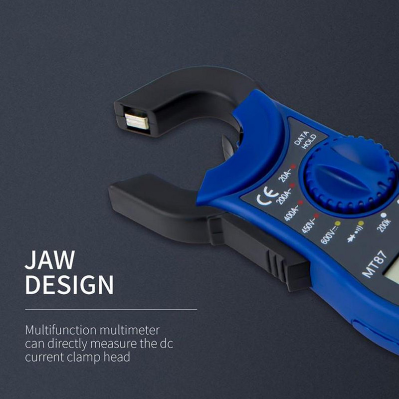 MT87 Standardna zaštita od preopterećenja DC/AC tester Prijenosni LCD tester dioda Clamp Ampermetar Voltmetar Tranzistor Tester Mjerenje