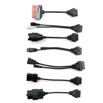 Гореща разпродажба кабели за камиони Pro OBD2 OBDII автомобилен кабел Камиони Диагностичен инструмент свързващ кабел 8 PCS Кабели за камиони