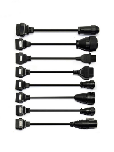 Гореща разпродажба кабели за камиони Pro OBD2 OBDII автомобилен кабел Камиони Диагностичен инструмент свързващ кабел 8 PCS Кабели за камиони