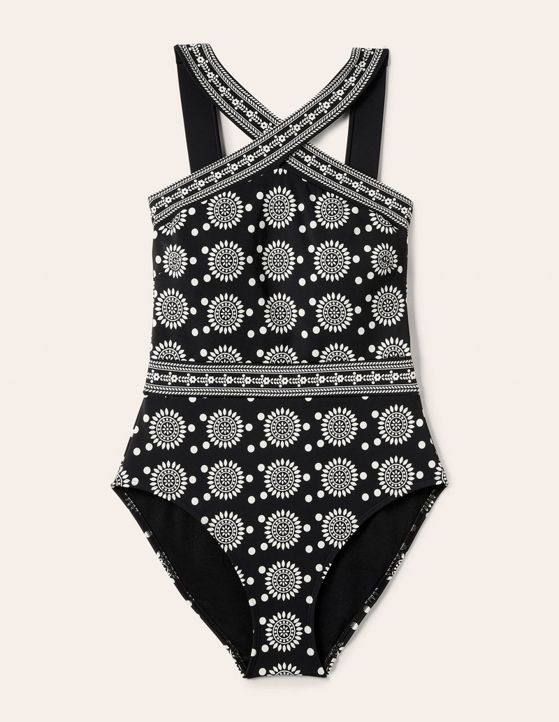 Costum de baie retro pentru femeie, cu imprimeu etnic, costum de baie dintr-o bucată pentru vacanță, îmbrăcăminte de plajă, costum de baie de designer, îmbrăcăminte de surf de vară