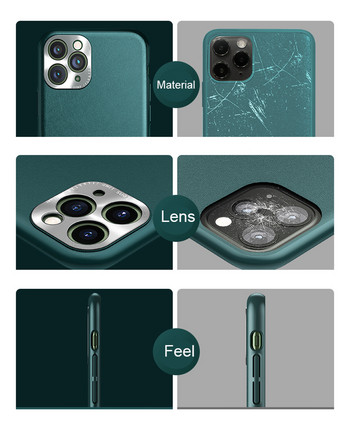 Boucho за iPhone SE 11pro XS Max XR X 11 Pro Max твърда пластмаса PU кожени калъфи за телефони за iPhone 8 7 6 6S плюс 8plus капак