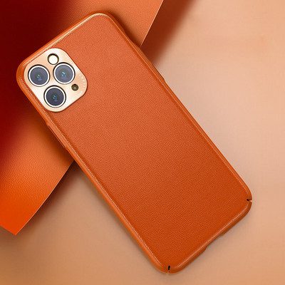 Boucho Για iPhone SE 11pro XS Max XR X 11 Pro Max σκληρές πλαστικές δερμάτινες θήκες τηλεφώνου PU για iPhone 8 7 6 6S plus 8plus