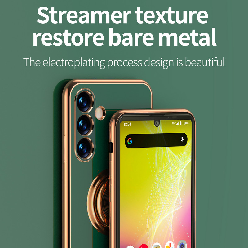 A13Case Luksuzna plastična silikonska torbica za držač prstena za Samsung Galaxy A13 A22 A32 A33 A53 A72 A42 A52 A82 telefonske maske