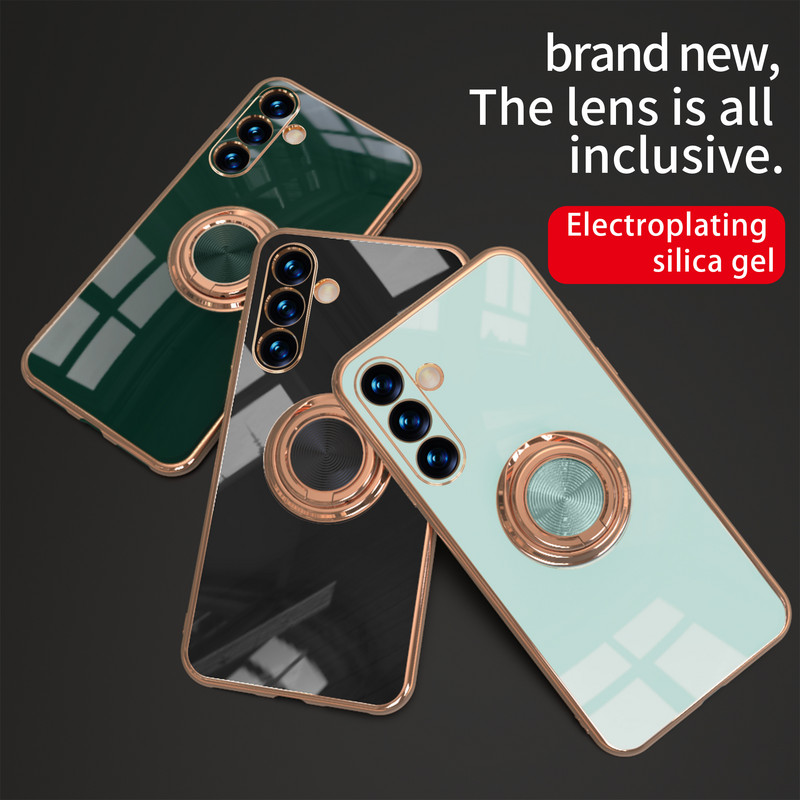 A13Case Luksuzna plastična silikonska torbica za držač prstena za Samsung Galaxy A13 A22 A32 A33 A53 A72 A42 A52 A82 telefonske maske