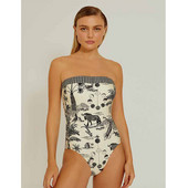 Seksi jednodijelni kupaći kostim s otisnutim gornjim dijelom, dizajnerski kupaći kostim za plažu, ljetna odjeća za surfanje