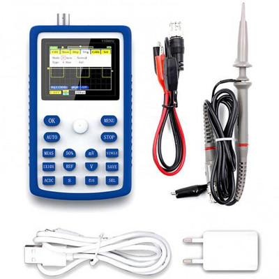 FNIRSI 1C15+ professzionális digitális oszcilloszkóp 500MS/S 110M analóg sávszélesség