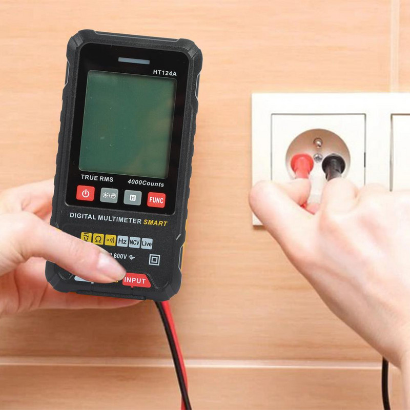 Nagy képernyős kijelző Hátsó világítás Égésgátló professzionális univerzális mérő Kézi multiméter ellenállásteszthez