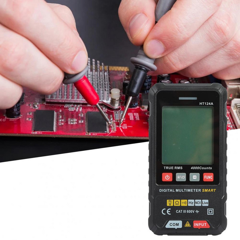 Multimetru digital inteligent profesional, fiabil, multimetru portabil sigur Funcționare în mod dublu pentru testarea tensiunii