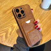 Θήκη τηλεφώνου Πολυτελής Θήκη Καρτών για iPhone 14 13 12 11 Pro Max XS MAX XR X SE 7 8 14 plus Fashion PU δερμάτινο κάλυμμα