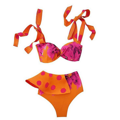 2022. Patchwork ženski bikini komplet Push Up bikini kupaći kostimi Novi dolazak Biquini kupaći kostim za djevojke Ljetni kupaći kostim za plažu s čvorovima
