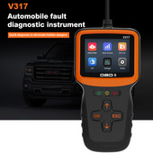 Színes képernyő autós OBD2 szkenner OBD II EOBD diagnosztikai eszközök Kódolvasó Oxigén érzékelő teszt Hibaérzékelő Tesztelő Auto tartozékok