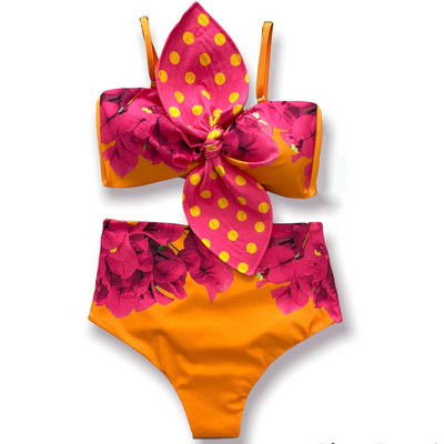 2023 Seksi bikini Cover Up Push Up dvodijelni kupaći kostim s visokim strukom Ženski y2k kupaći kostim za plažu Kupaći kostim biquini