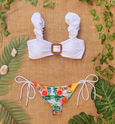 2023 szexi bikini magas derekú fürdőruha Push Up kétrészes fürdőruha Női y2k Beach Wear fürdőruha fürdőruha biquini