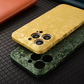 Husă de lux din material textil din mătase de gheață pentru iPhone 14 Plus 12 13 11 Pro Max 14pro Husă de protecție TPU din piele