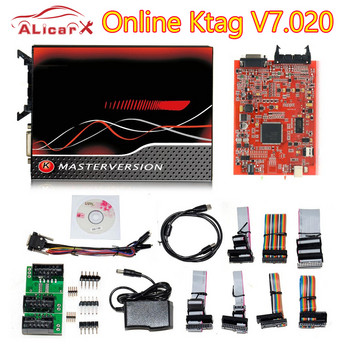 Νέο Online EU Read Ktag V7.020 4 LED ECU Chip Tuning Programmer K-tag 7.020 SW 2.25 Kess 5.017 Auto Repair Tool for Car Truck