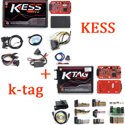 Novi online EU Read Ktag V7.020 4 LED ECU Chip Tuning programator K-tag 7.020 SW 2.25 Kess 5.017 Alat za popravak automobila za kamione