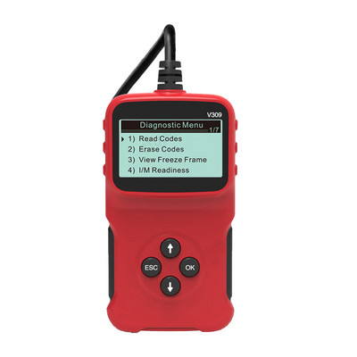 Alat za dijagnostiku automobila V309 Čitanje koda Kartica Čitanje koda greške automobila Brisanje koda greške Provjerava informacije o vozilu Skener automobila