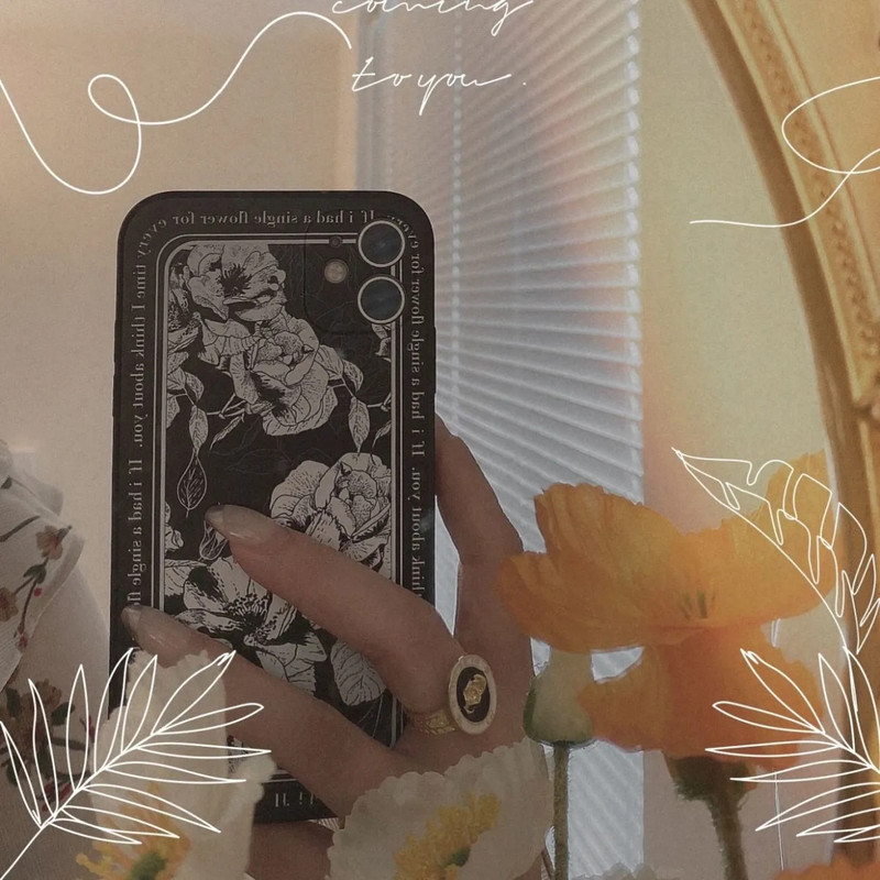 Prabangus „Art Rose“ telefono dėklas, skirtas „Samsung Galaxy S21 S20 S10 S8 S9 S22 Plus Note 10 8 9 20 Ultra Black Matte Silicone Cover Shell“