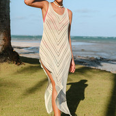 Seksi jednodijelni kupaći kostim s okruglim izrezom, kukičani bez rukava, modni jednodijelni kupaći kostim za kupaće kostime, ženska ljetna odjeća za plažu 2022.